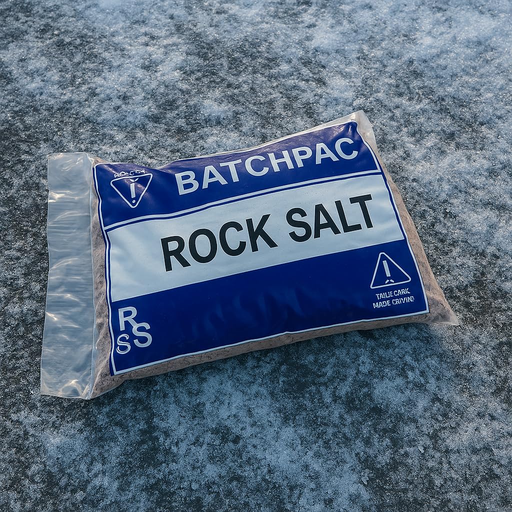 Rock Salt 25kg Bag – Premium De-Icing Salt for Driveways, Roads & Paths, Fast Ice Melting Winter Grit