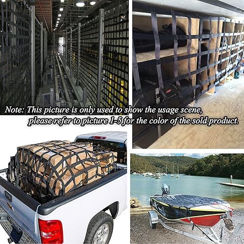 Miniatura 7 de Red de escalada para niños, red de escalada para exteriores, escalera de seguridad, red de poliéster ninja, escalera de cuerda de carga ninja,