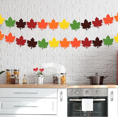 Miniatura 6 de Glenmal 540 hojas de hojas de otoño, notas adhesivas de otoño, hojas de arce, autoadhesivas, lindas y coloridas hojas de arce, bloc de notas para