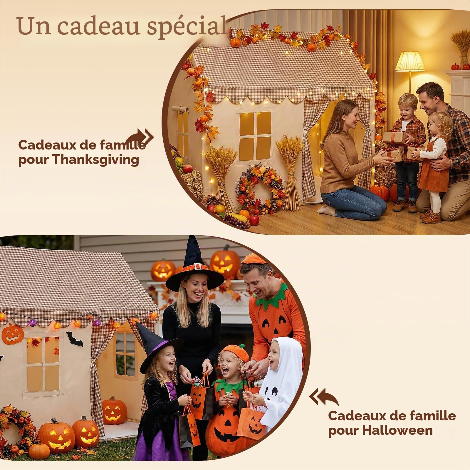 Wilwolfer Tente de Jeu d'intérieur pour Enfants : Tente de Princesse, avec Tapis rembourré, Grande Maison de Jeu, pour Filles et garçons, pour Fille, Jouet pour Enfant, Maison, Cadeau d'anniversaire