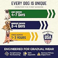 Vista 3 de Devil Dog Pet Co. Masticadores de queso de yak del Himalaya para perros, grandes - paquete de 4, 100% naturales y saludables, sin lactosa, golosinas