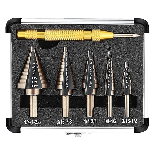 COMOWARE HSS - Broca escalonada de titanio.