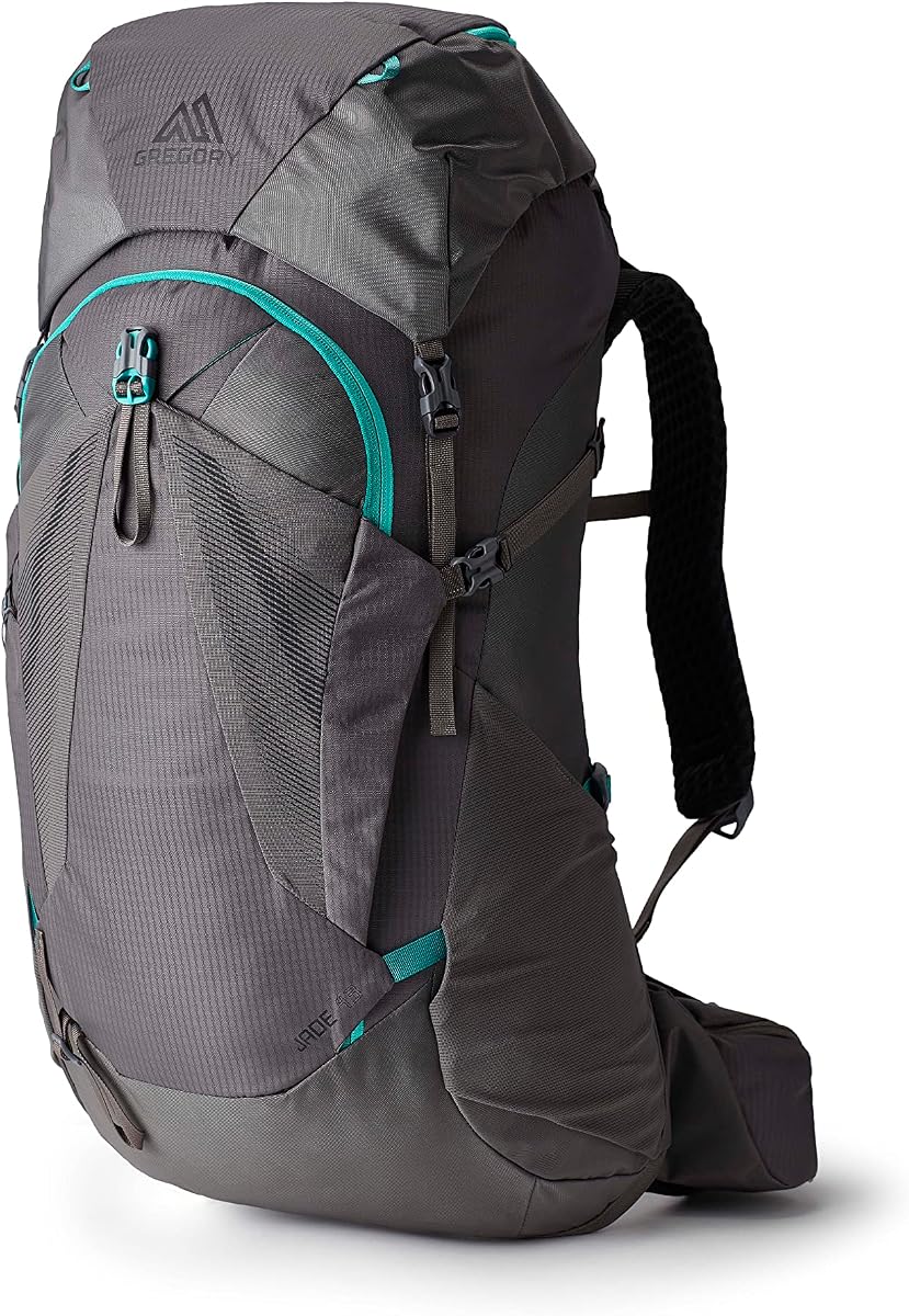 Gregory Jade 43L Mochila de senderismo para mujer, extra pequeña/pequeña, gris niebla
