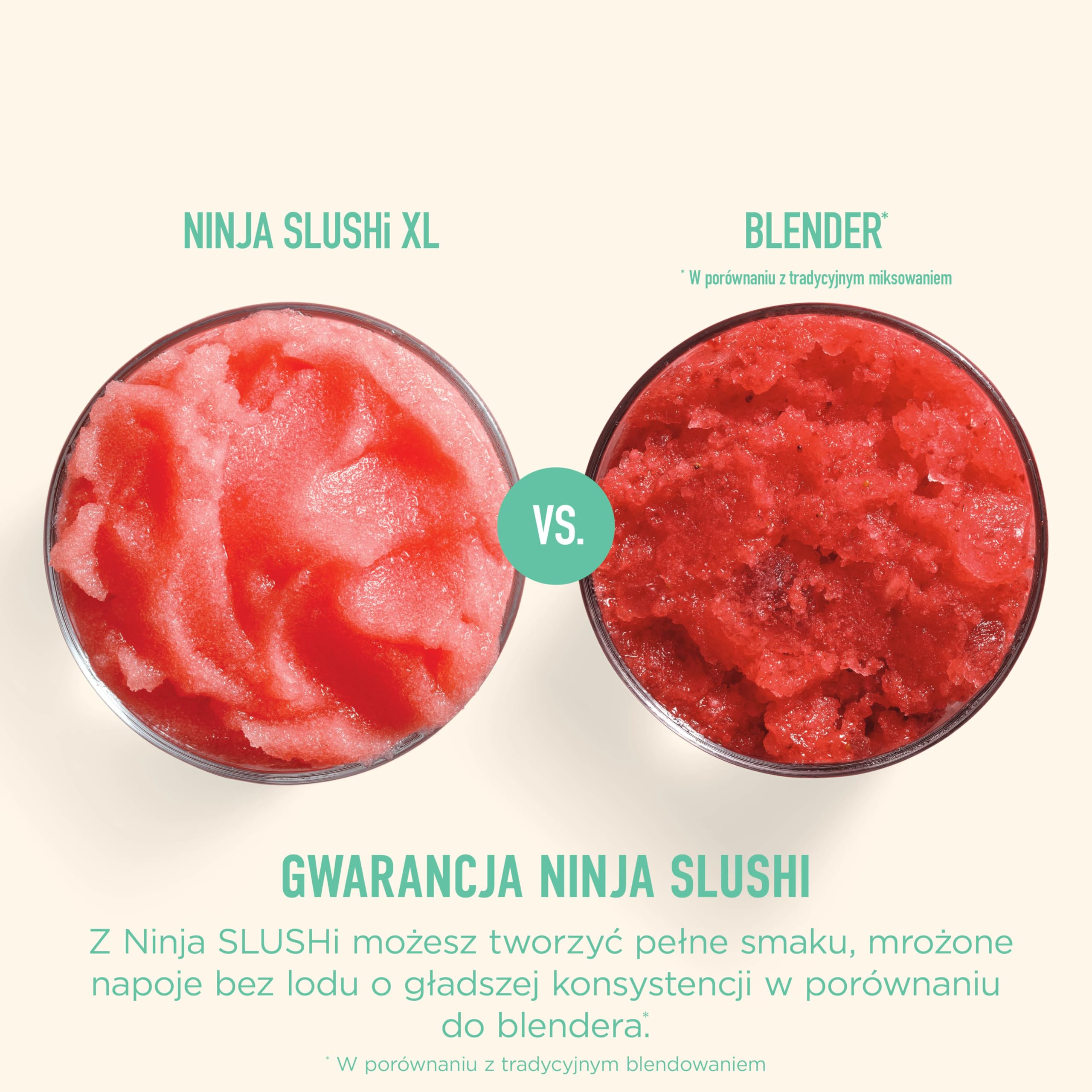 Ninja SLUSHi XL wielofunkcyjna maszyna do mrożonych napojów z technologią SlushAssist, Bardzo duża pojemność 3,7l (maks. napełnienie 2840 ml), Przygotuj slushie, mrożone koktajle itp., Pink FS601EUPK1