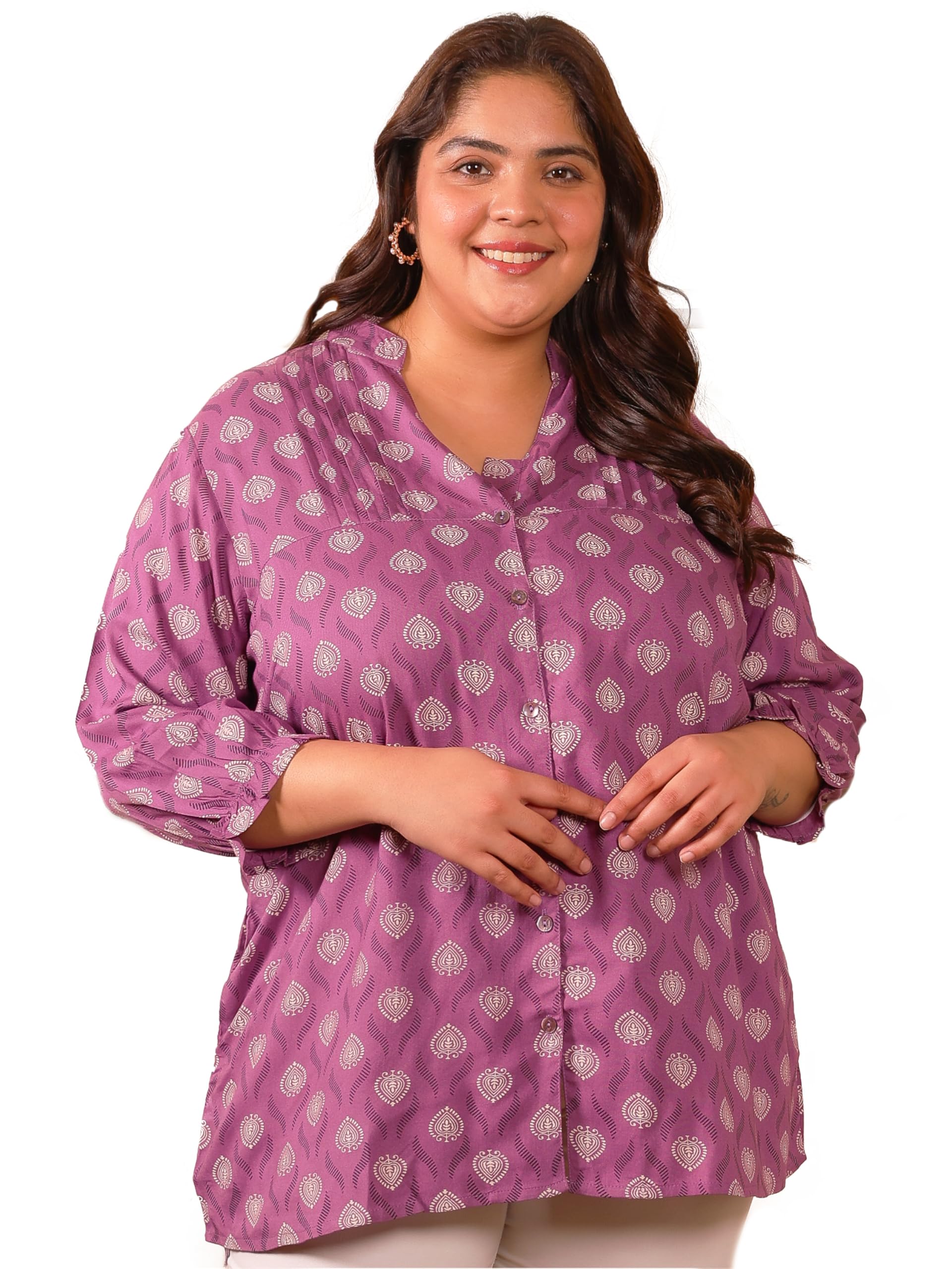 indietoga Women’s Plus Size Casual Printed Rayon Longline Tunic Tops (2XL to 7XL)-picture-56