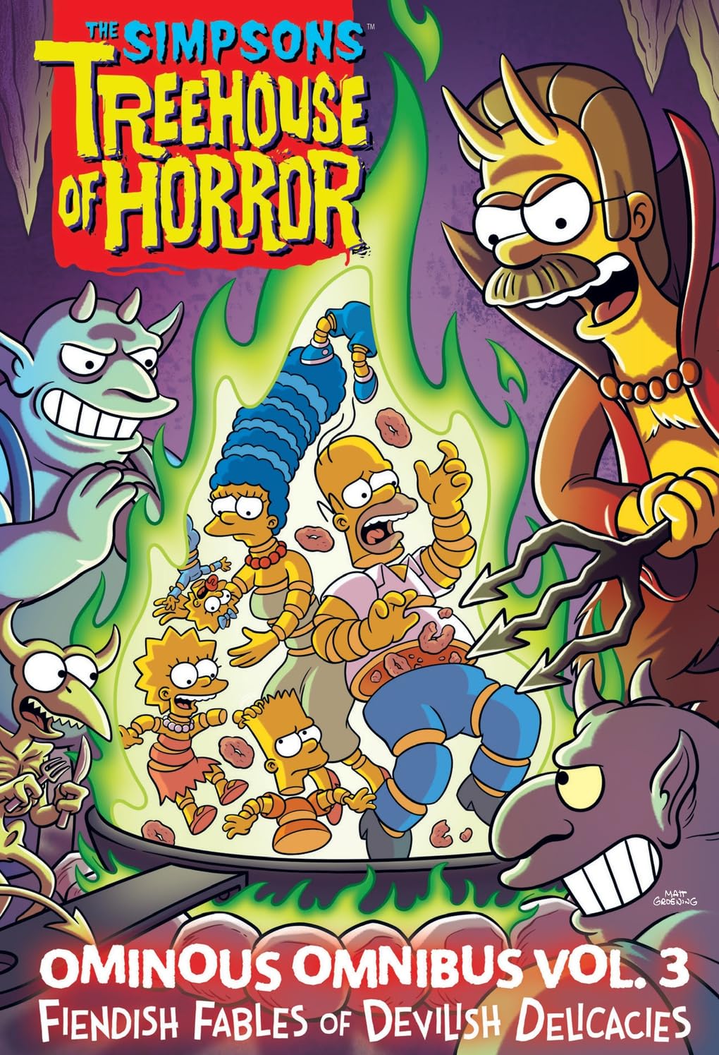 The Simpsons Treehouse of Horror Ominous Omnibus 3 Fiendish Fables of