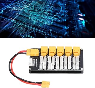 Lipo Battery Charging Board, Board Balance Expansion Charger Adapter Parallel XT30 XT60 Plug 2â€‘6S Lithium Batteries for IMAX B6 Charger