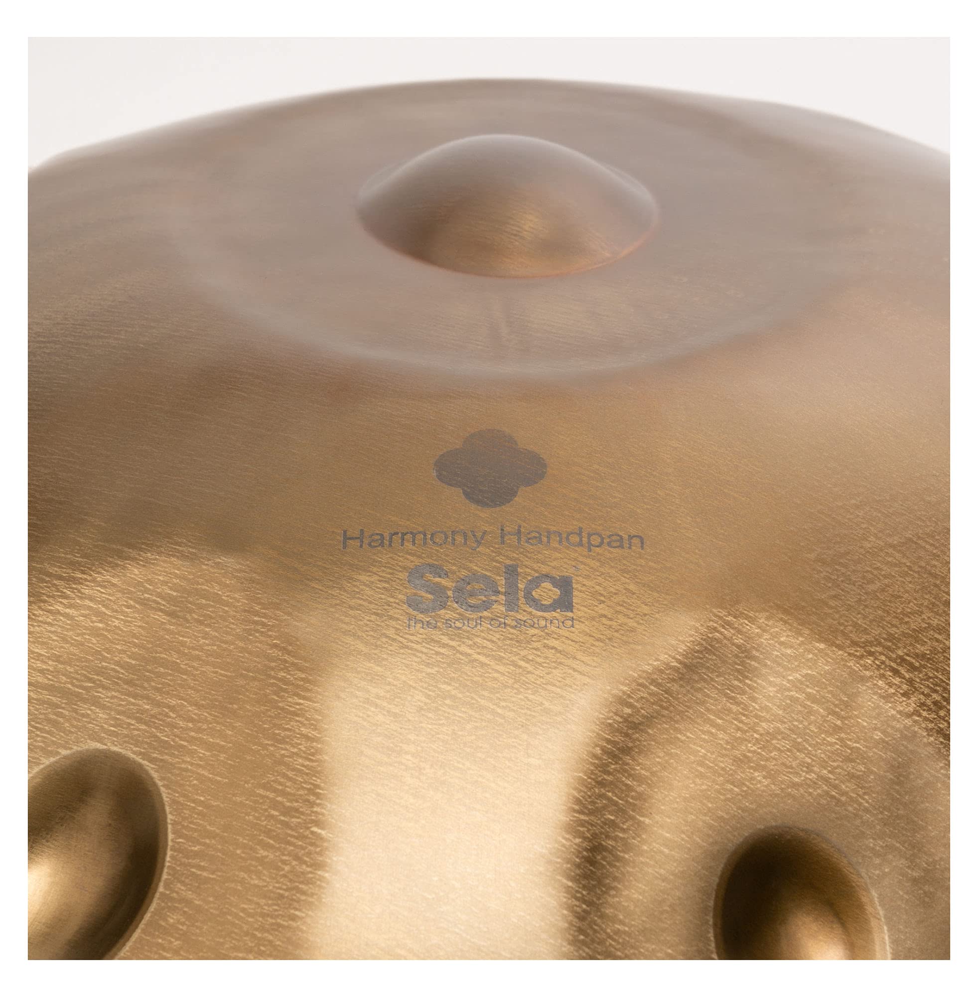SELA Unity Handpan C# Kurd (432 Hz) I Handmade Premium Qualität - geeignet für Anfänger & Profis I Edelstahl-Percussion-Instrument - inkl. gepolsterter Tasche I Pantam SE 215 Stainless Steel Gold