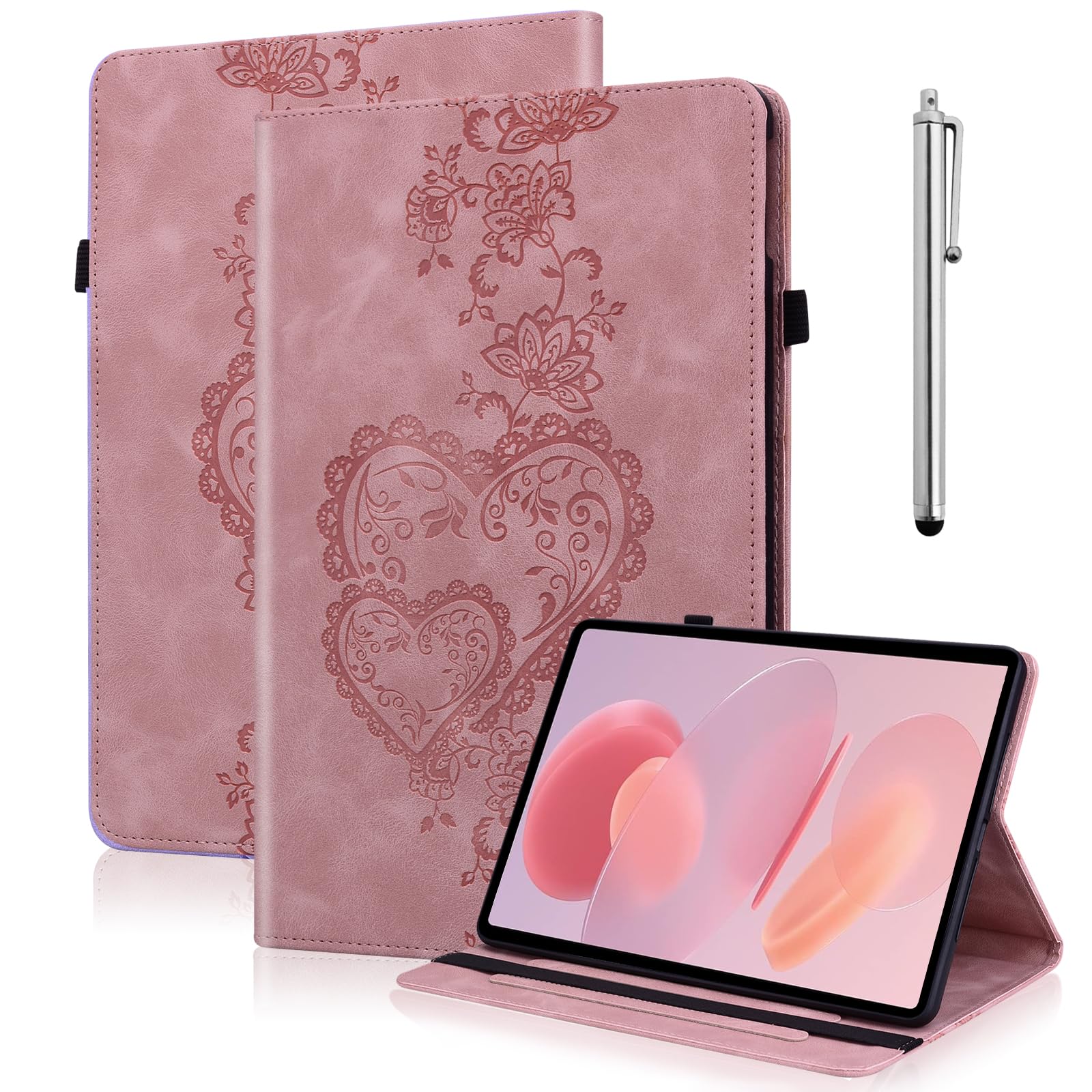 Housse tablette Lenovo Tab M11 2024 rose antichoc 11 pouces - 8