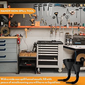 LYTiang Black Car Motorcycle Flexible Funnel Spout Mesh Screen Strainer