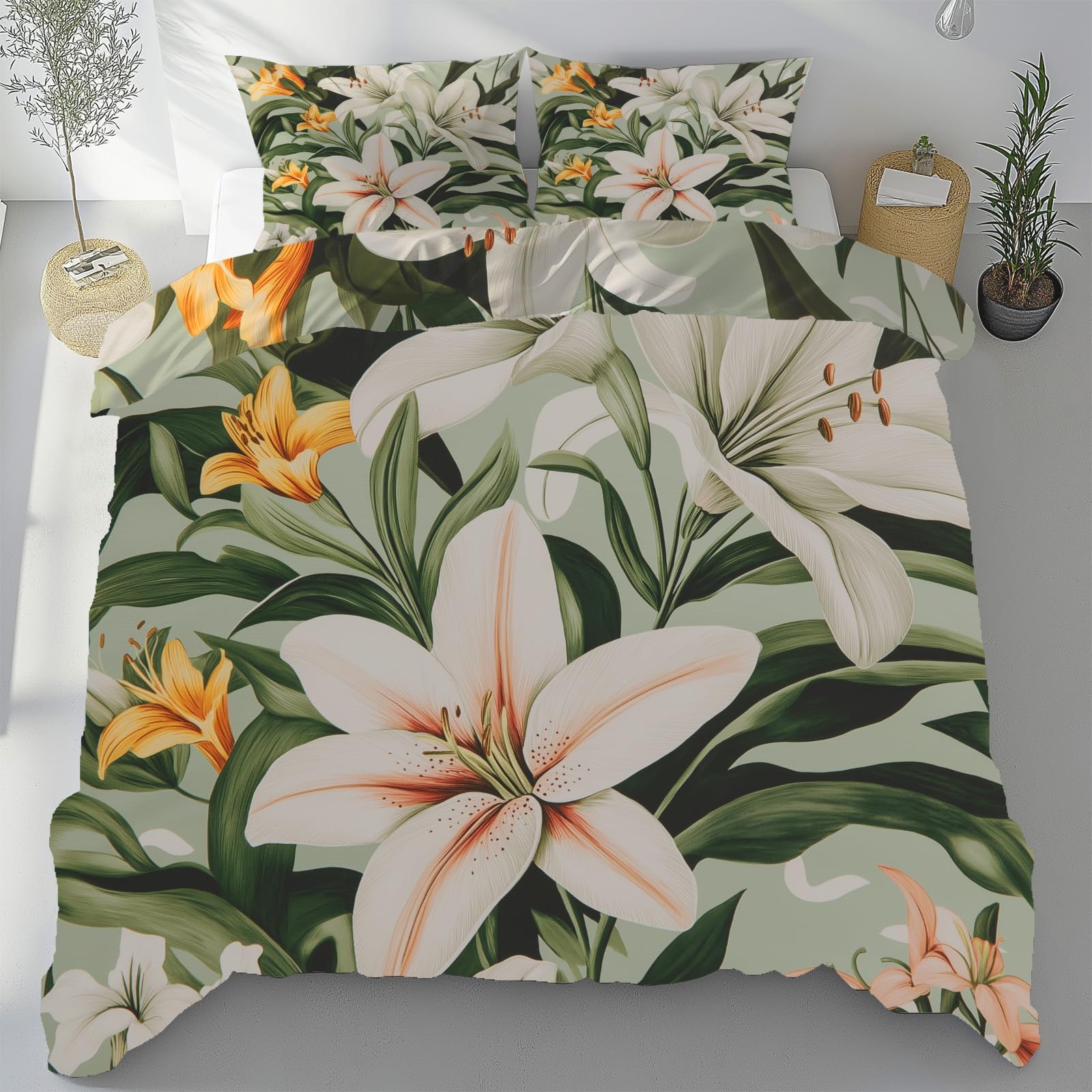 Housse de couette 240x260 anti-plis en microfibre pour un entretien facile sans repassage