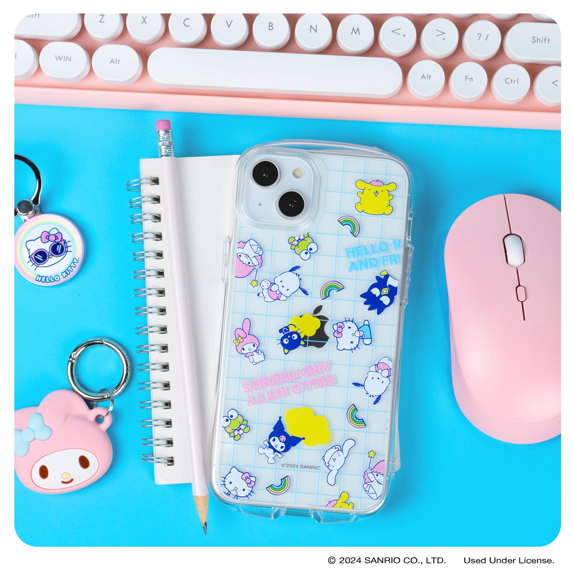 Amazon.com: iFace Hello Kitty and Friends Clear Compatible with iPhone 15  Case [Look in] Drop Tested Hybrid Cell Phone Grip Cover  Over The Rainbow  : Cell Phones & Accessories