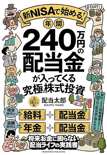 新NISAで始める!年間240万円の配当金が入ってくる究極の株式投資