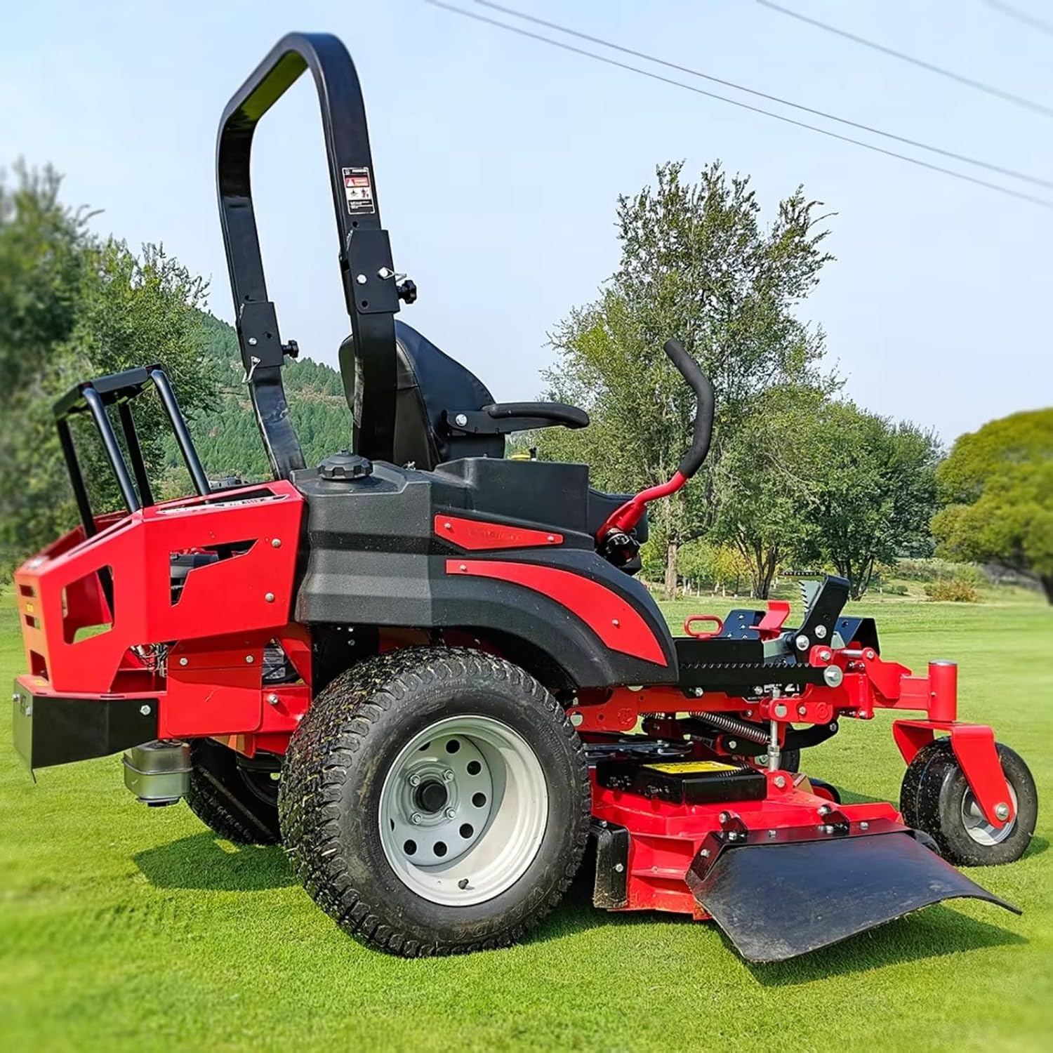 Compact Zero Turn Mower - 48-Inch Commercial Lawn Mower with Zero Turn Radius for Small Business and Residential Estates, Zero Turn Riding Mower with Easy Maintenance