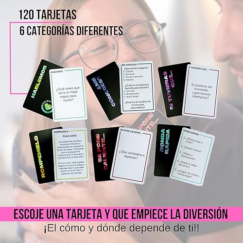 Miniatura 3 de Why Dont We Conversar y Conocerse - 120 tarjetas con preguntas conversaciones juegos y más - Juego divertido y romántico para parejas
