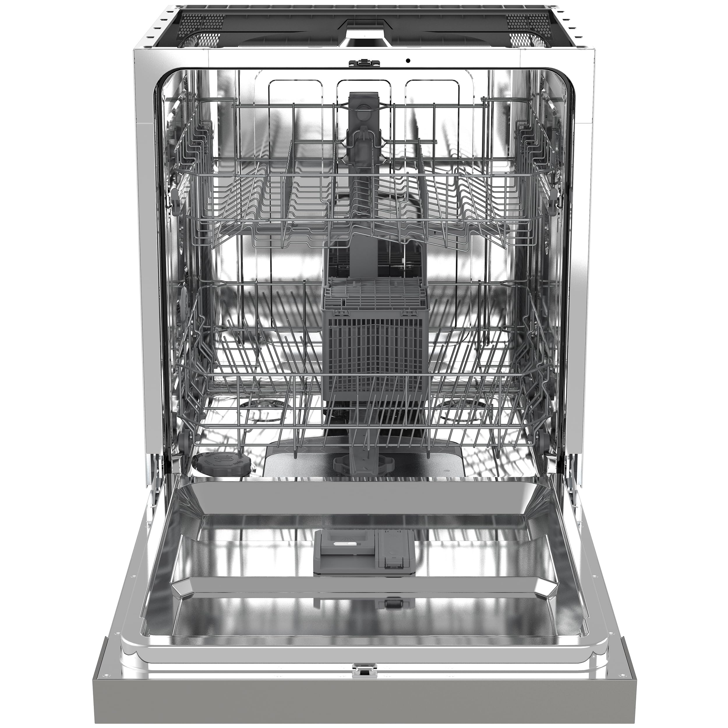 homeX DWSI601449E Geschirrspüler 60 cm teilintegrierbar 14 Maßgedecke 6 Programme AquaStop 49 dB Touch Control Einbaugeschirrspüler