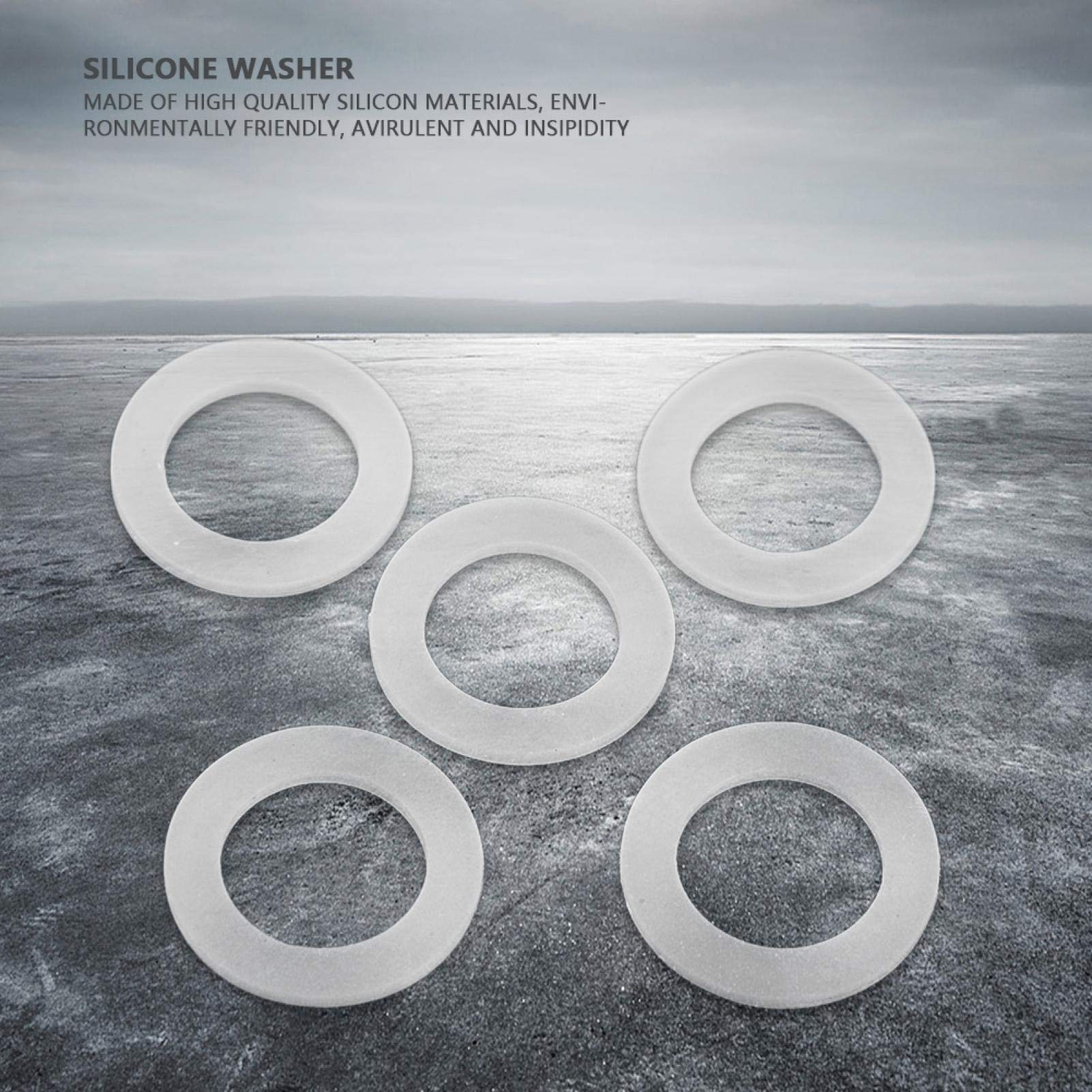 Lot De 10 Bagues D'espacement Rondes En Caoutchouc De 5 à 100 Mm De