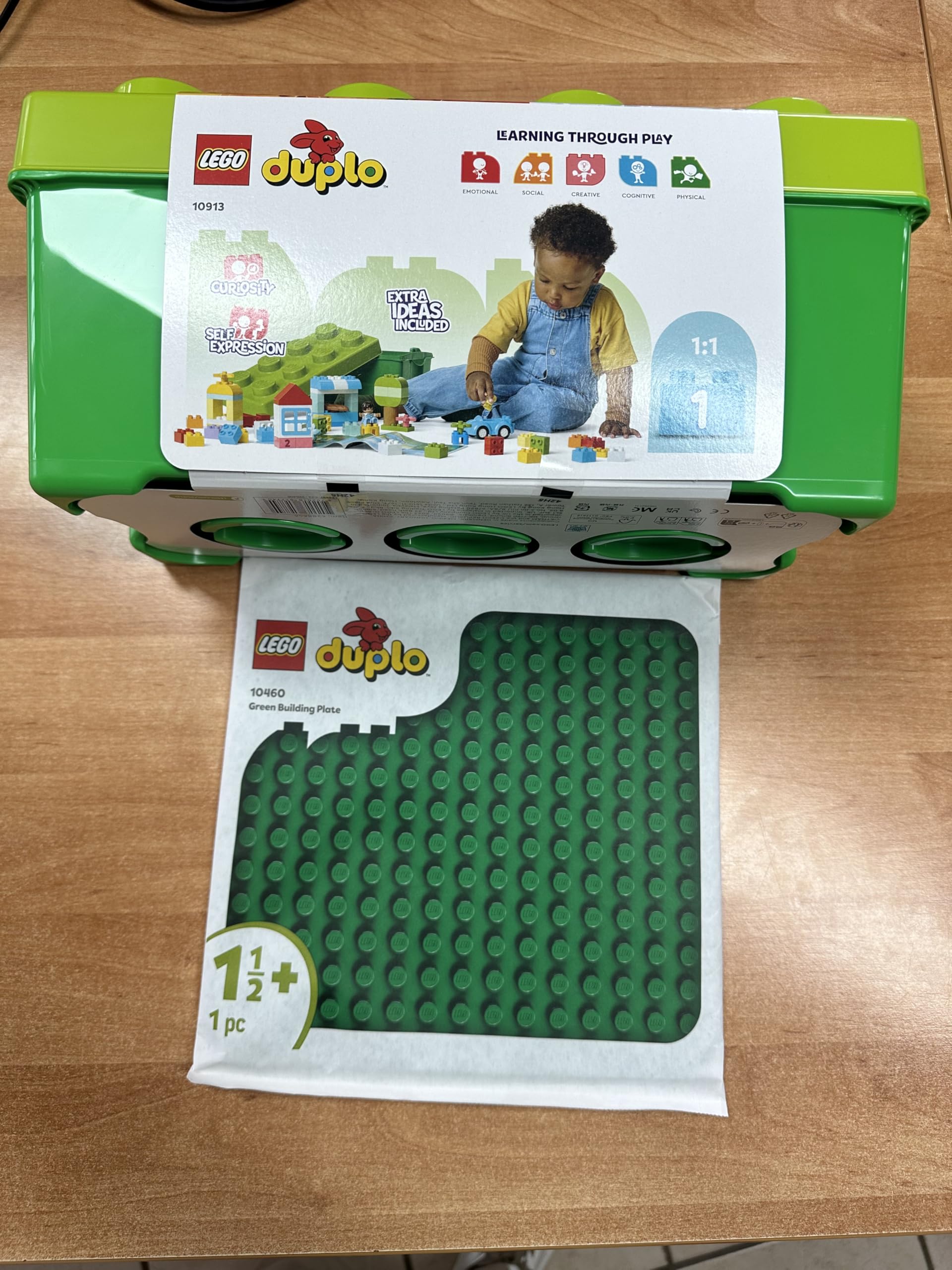 Lego DUPLO - Set di 2 mattoncini da costruzione per bambini a partire dai 18 mesi in su
