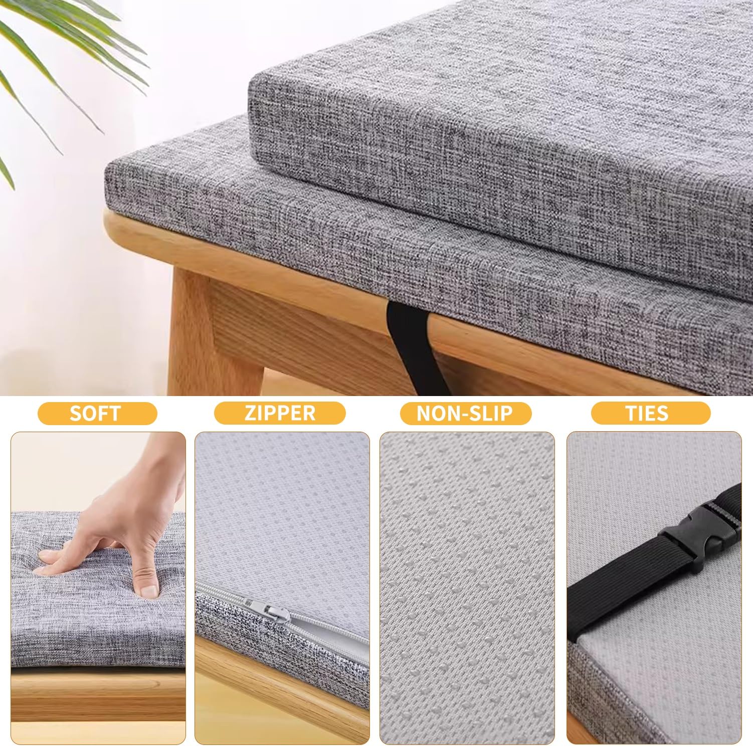 Cuscino per panca da giardino e interni ed esterni, spessore 3 cm, per patio e porta scorrevole, rivestimento impermeabile, fondo antiscivolo (K7, 30 x 150 cm)