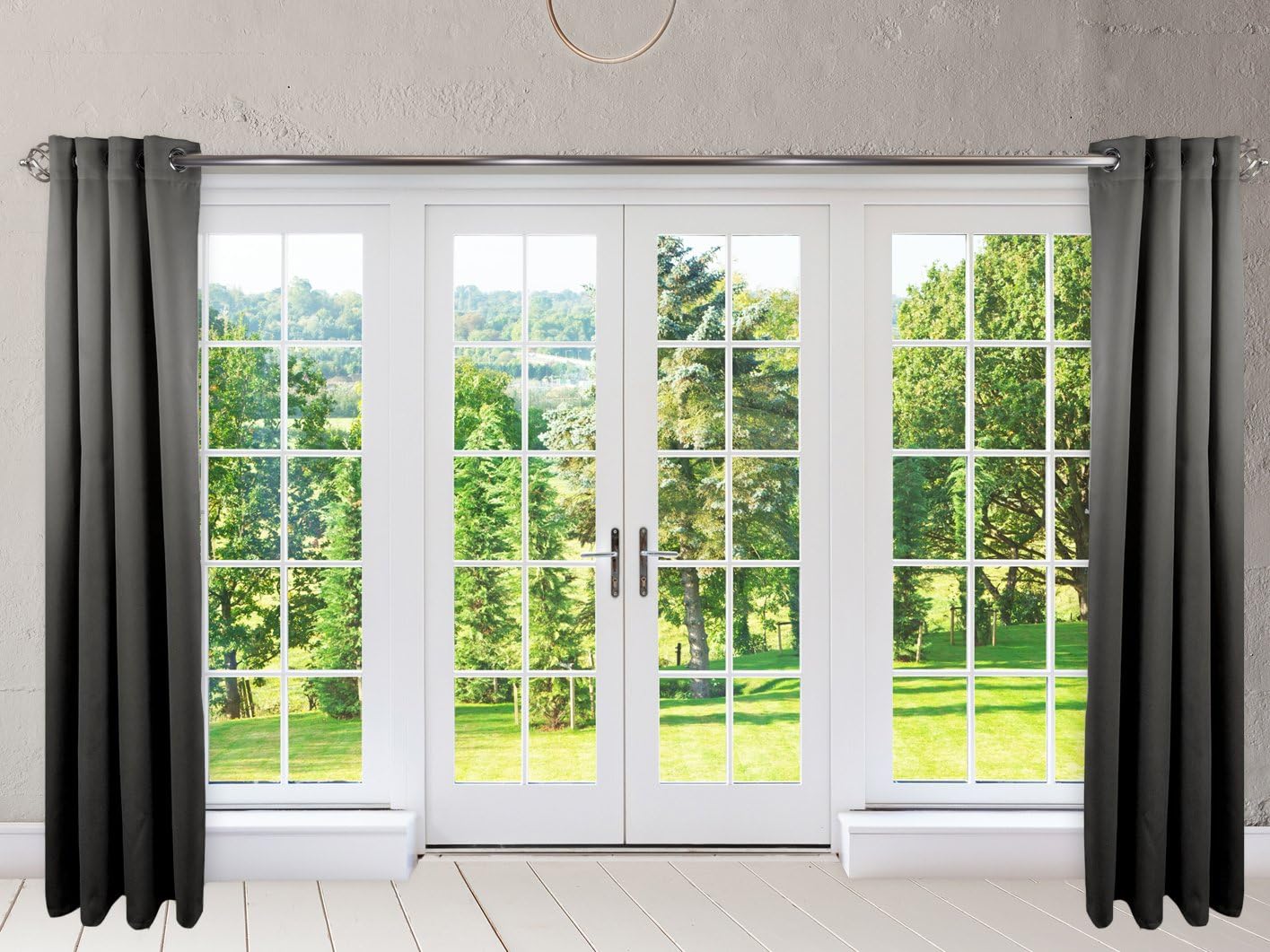 Rod Desyne Window Thermal Isulated Blackout Curtain with Metal Grommet, 96" x 96", Green - 1 Panel