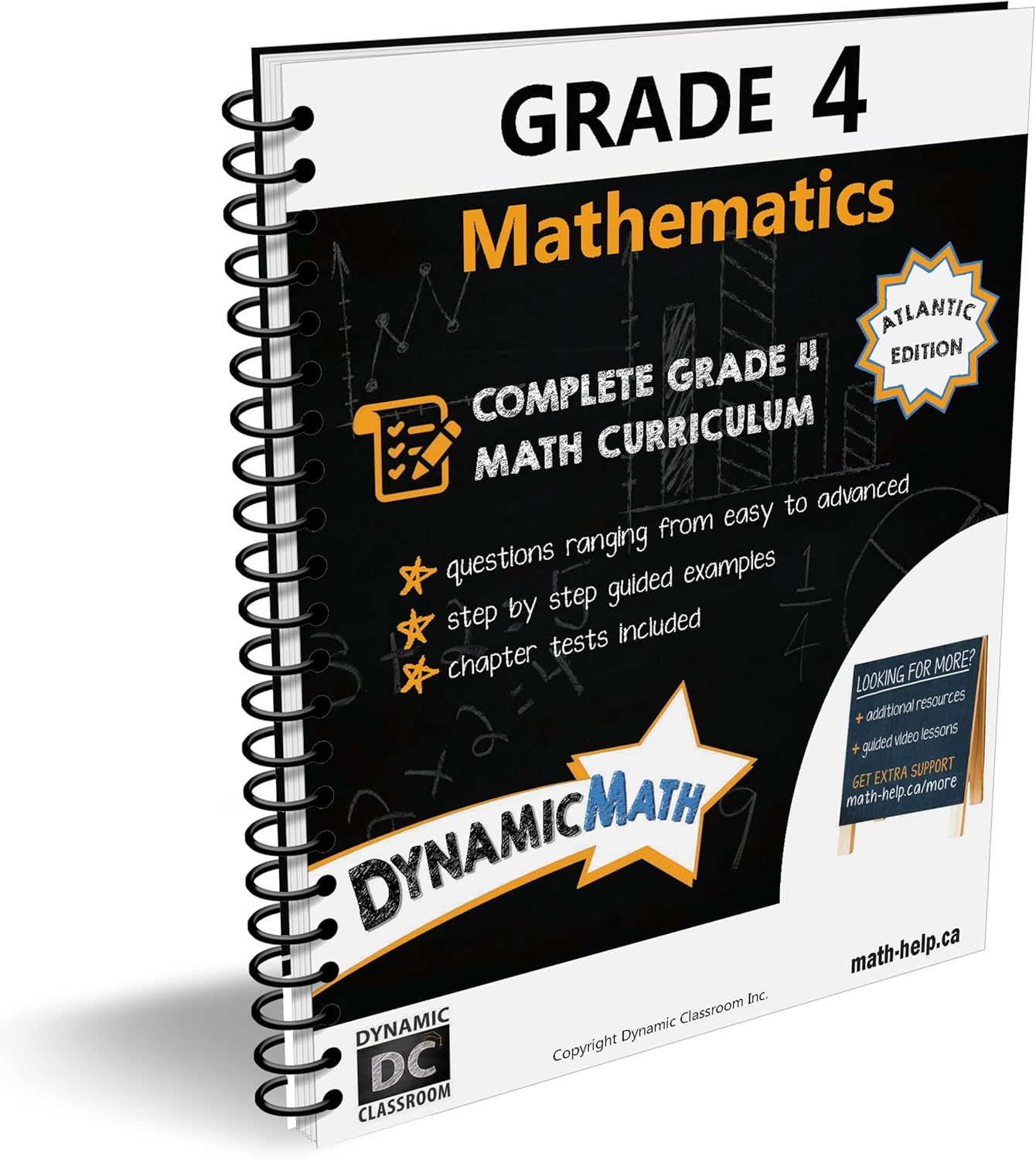 Dynamic Math Workbook Complete Grade 4 Math Curriculum (SK, MB, NU