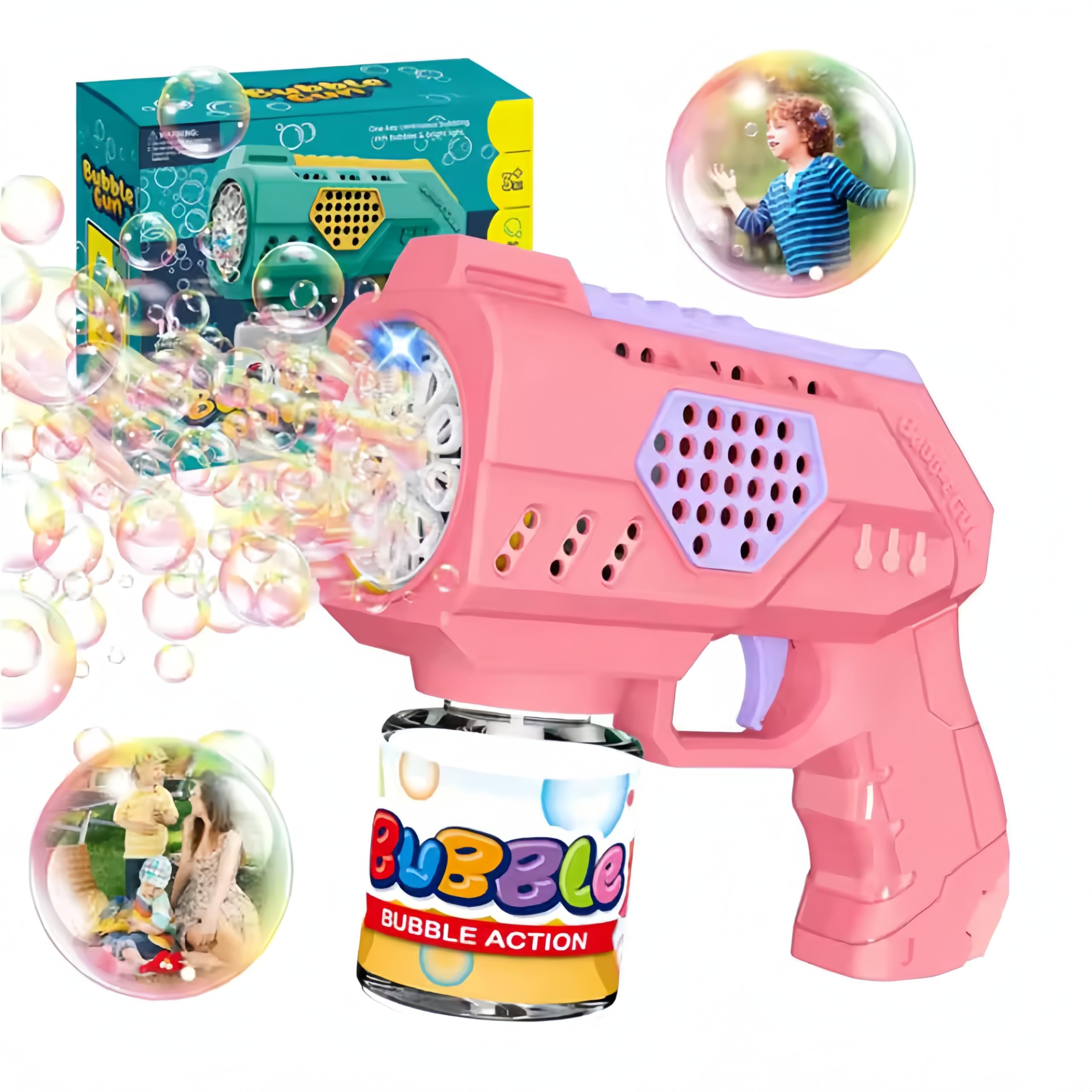 mavopa Electric Bubble Gun for Kids with Soap Solution Indoor and Outdoor Toys for Toddlers (Multicolor) (B0DBZK192D) Amazon Price History, Amazon Price Tracker