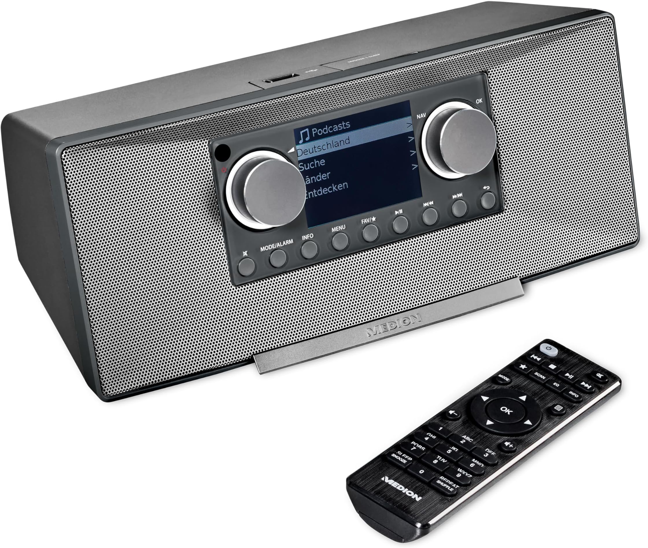 MEDION Poste Radio Internet, Radio Portable Dab et FM avec Fonction