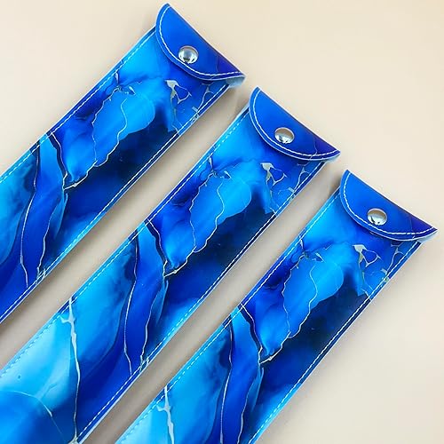 Miniatura 7 de Flauta dulce soprano para niños principiantes, digitación alemana, clave C, 3 piezas con varilla de limpieza, bolsa, tabla de digitación (azul)