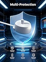 Vista 3 de Cargador de repuesto para cepillo de dientes Philips Sonicare 4100 6100 5100 HX3000 HX8000 HX9000 - Cable de alimentación de base de carga