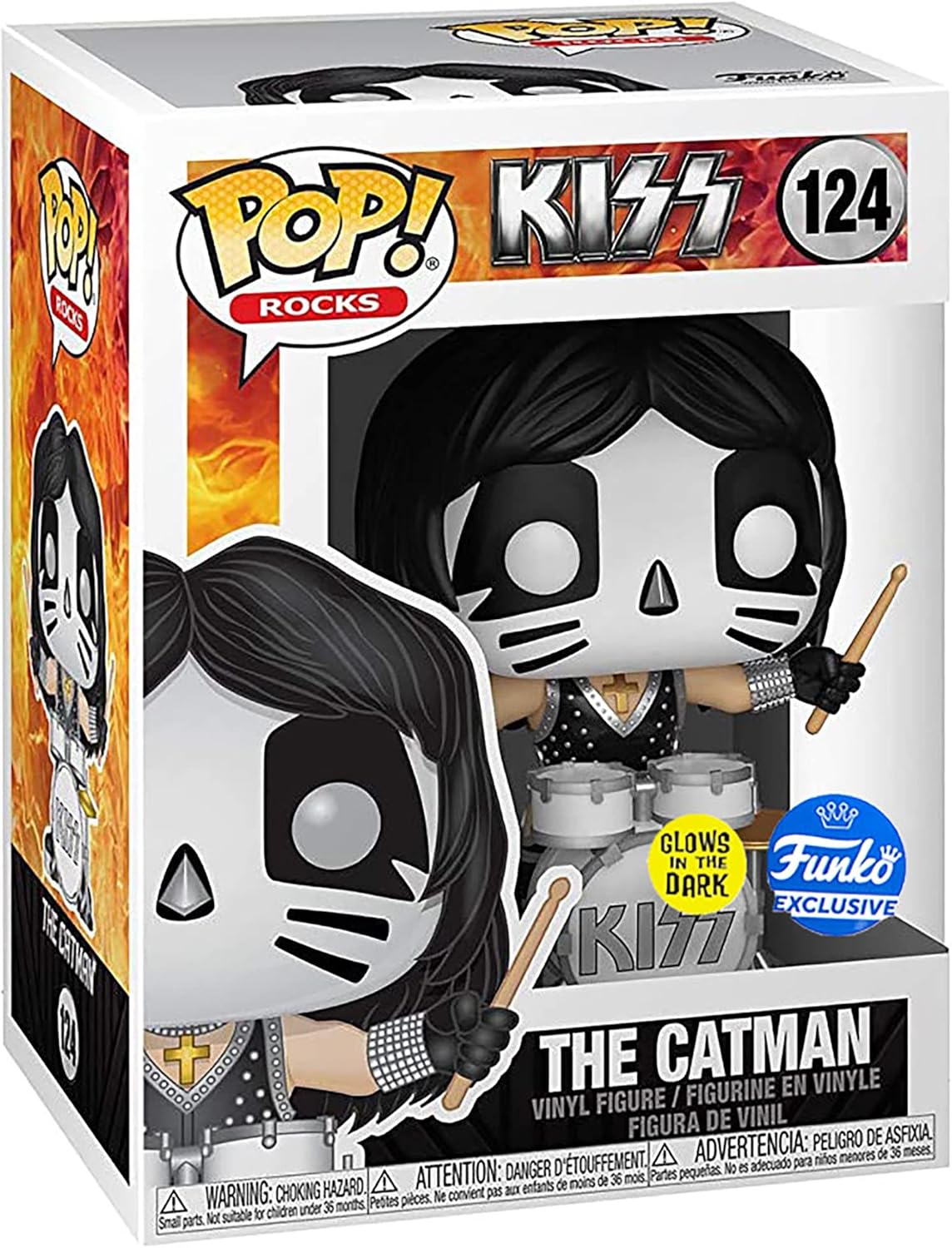 Funko POP! KISS: The Catman - Glow in The Dark Collectible - Online Exclusive