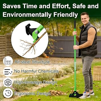 Large Tree Puller Tool Heavy-Duty Sapling Puller for 14 - 2 inch Woody Stem