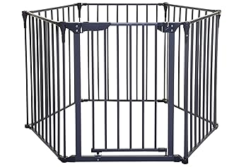 Dreambaby Royal Converta 3-in-1 Laustall/Kaminschutzgitter/Türschutzgitter  (passend bis zu 3.8m) (Grau) : Amazon.de: Baby