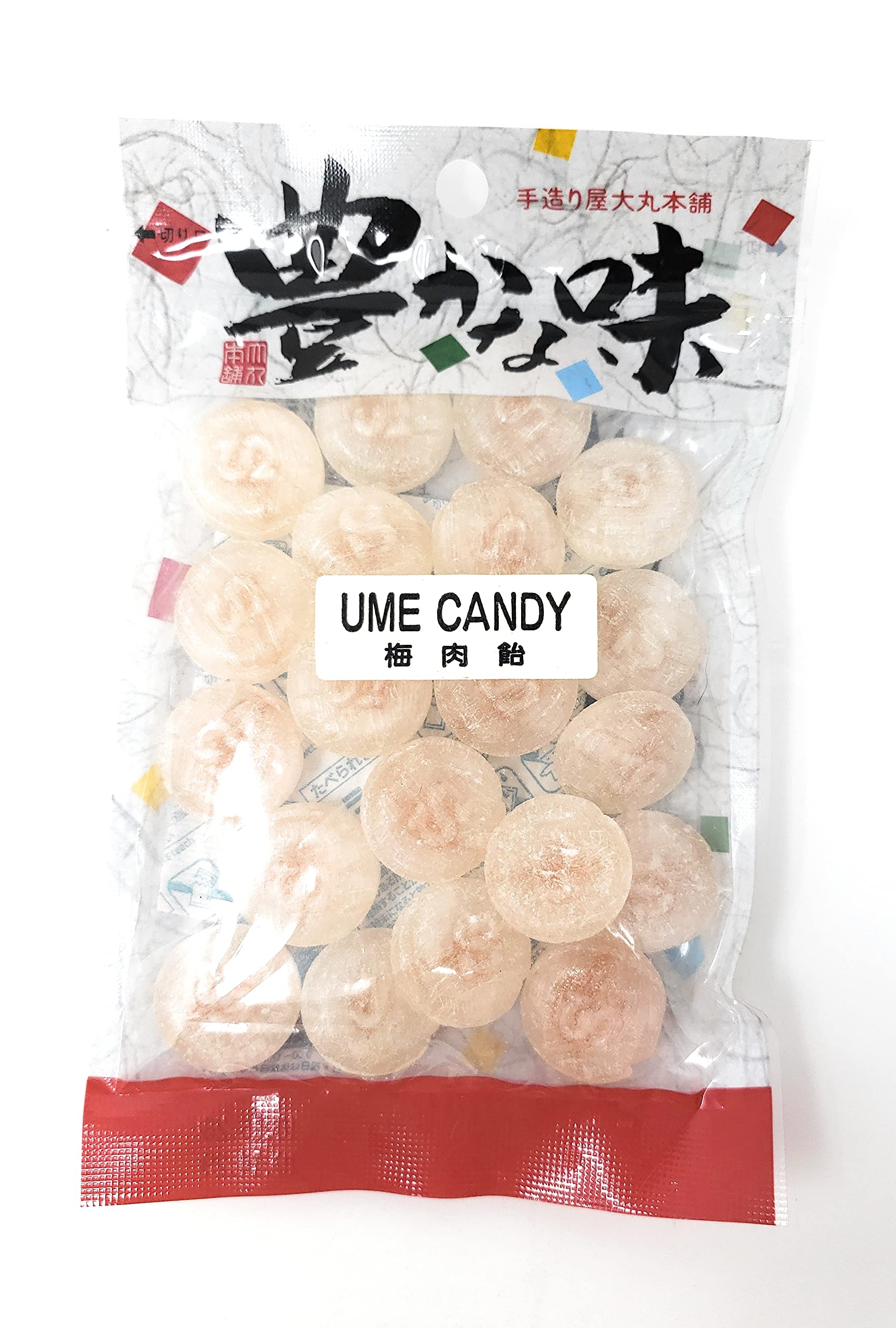 Daimaru Honpo Ume Flavored Hard Candy - Japan Import 3.8 oz