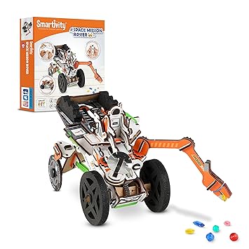 Smartivity Space Mission Rover STEM Educational DIY Fun Toys, Educational & Construction Based Activity Game for Kids 6 to 14, Gifts for Boys & Girls, Learn Science Engineering Project, Made in India
