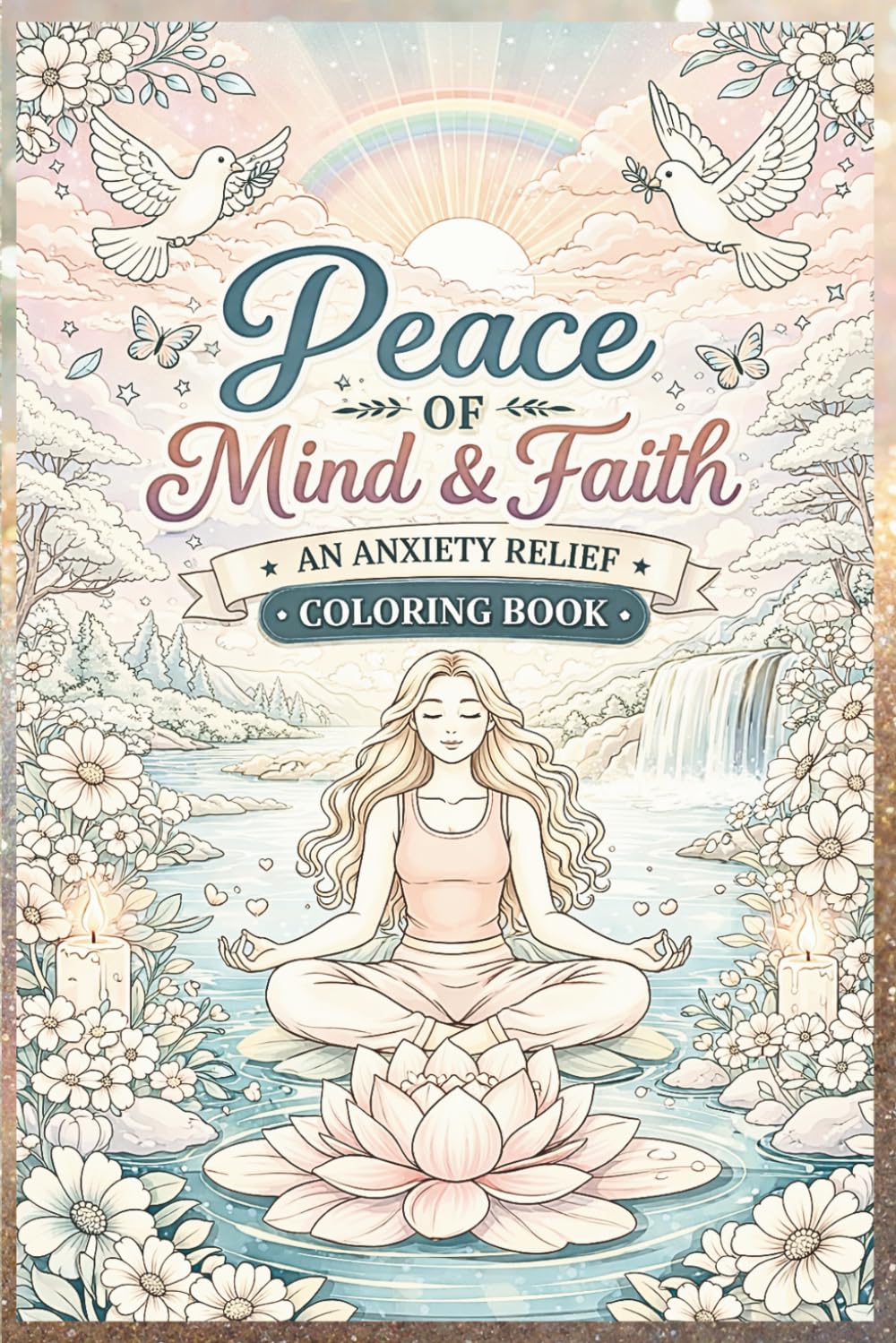 Anxiety Relief Coloring Book for Adults: Peace, Faith & Stress Relief