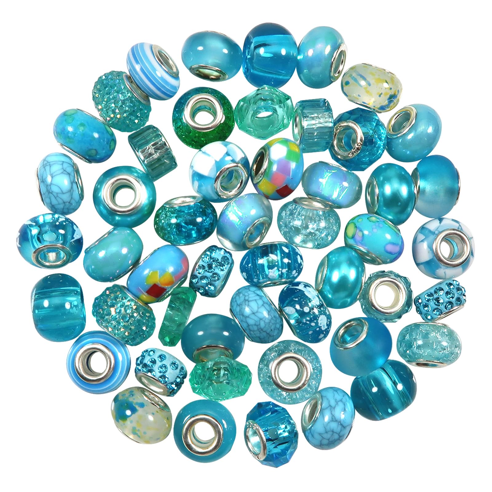 200 Perline In Legno Naturale 11mm - 4 Colori, Foro Largo Per Bracciali E Collane Fai Da Te - Foto 7