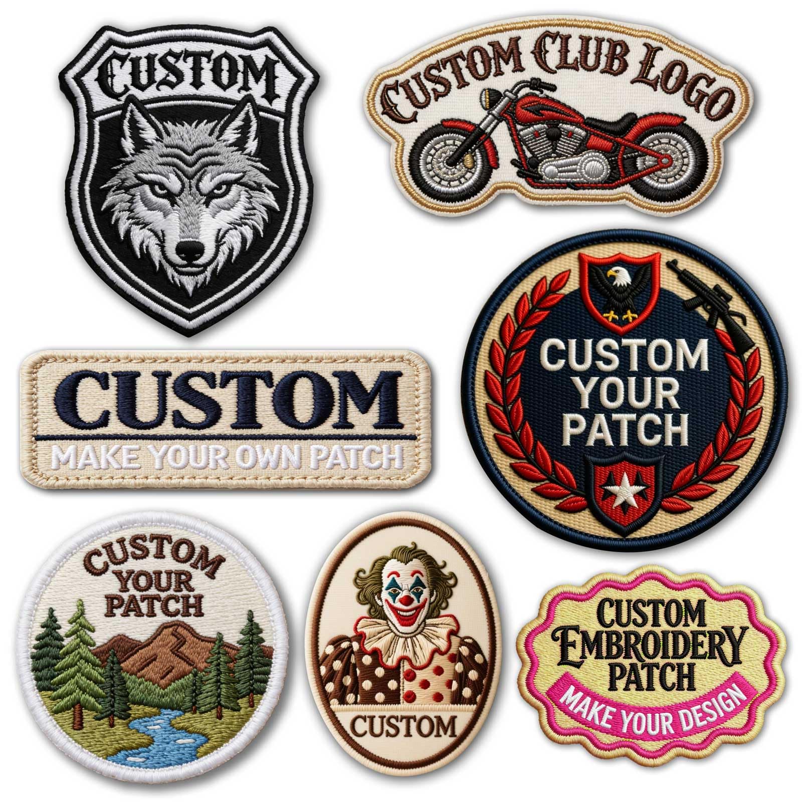 30 Piezas de Parche Bordado Personalizado Diseño Personalizado Parche Decorativo para Sombreros, Mochilas, Jeans, Chaquetas, Ropa, Bolsos, Gorros, Chalecos, para Planchar o Coser (8 cm)
