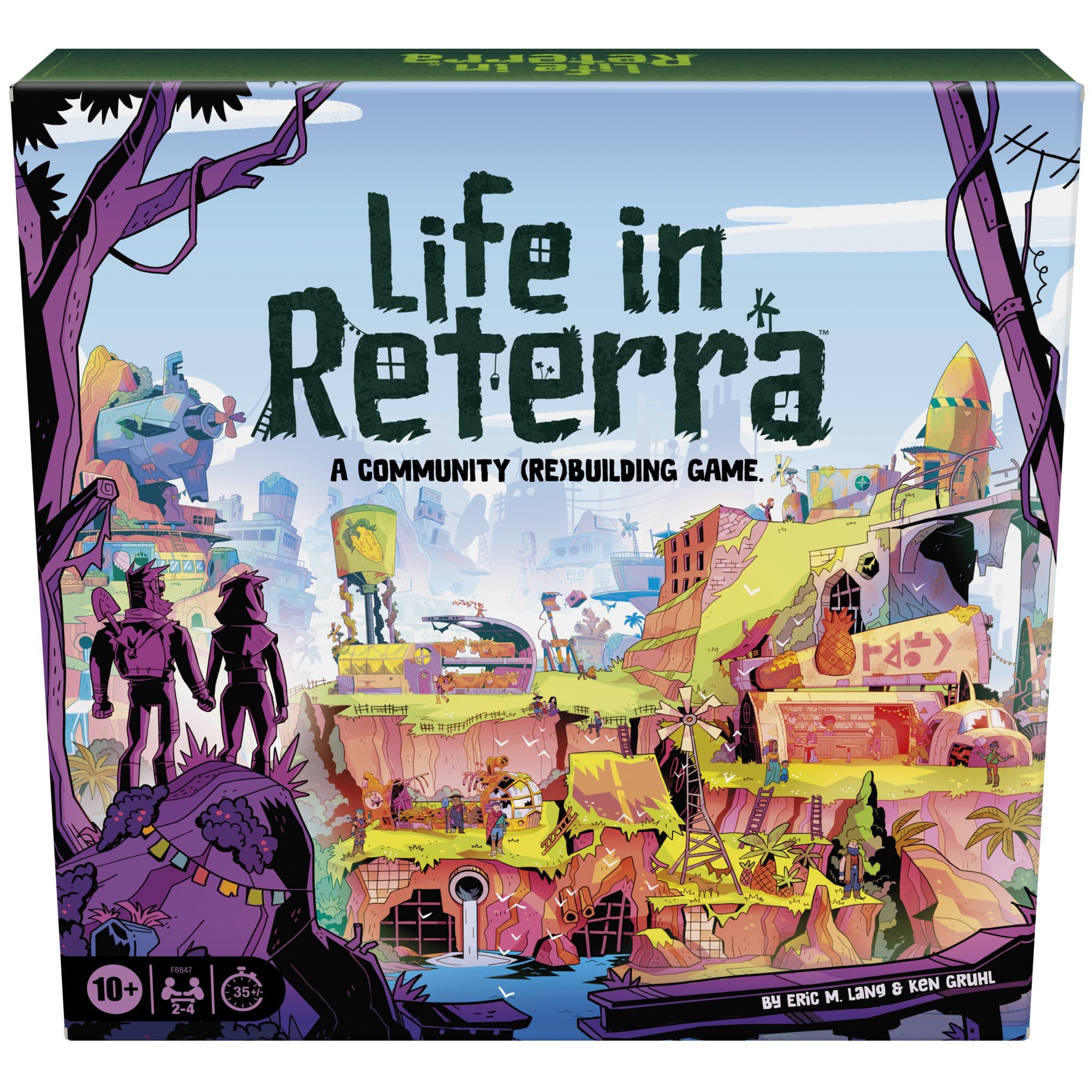 Life in Reterra Strategy Board Game | A Community (Re) Building Game | Ages 10+ | 2 to 4 Players | 35 Mins. Avg. | Games for Adults & Families