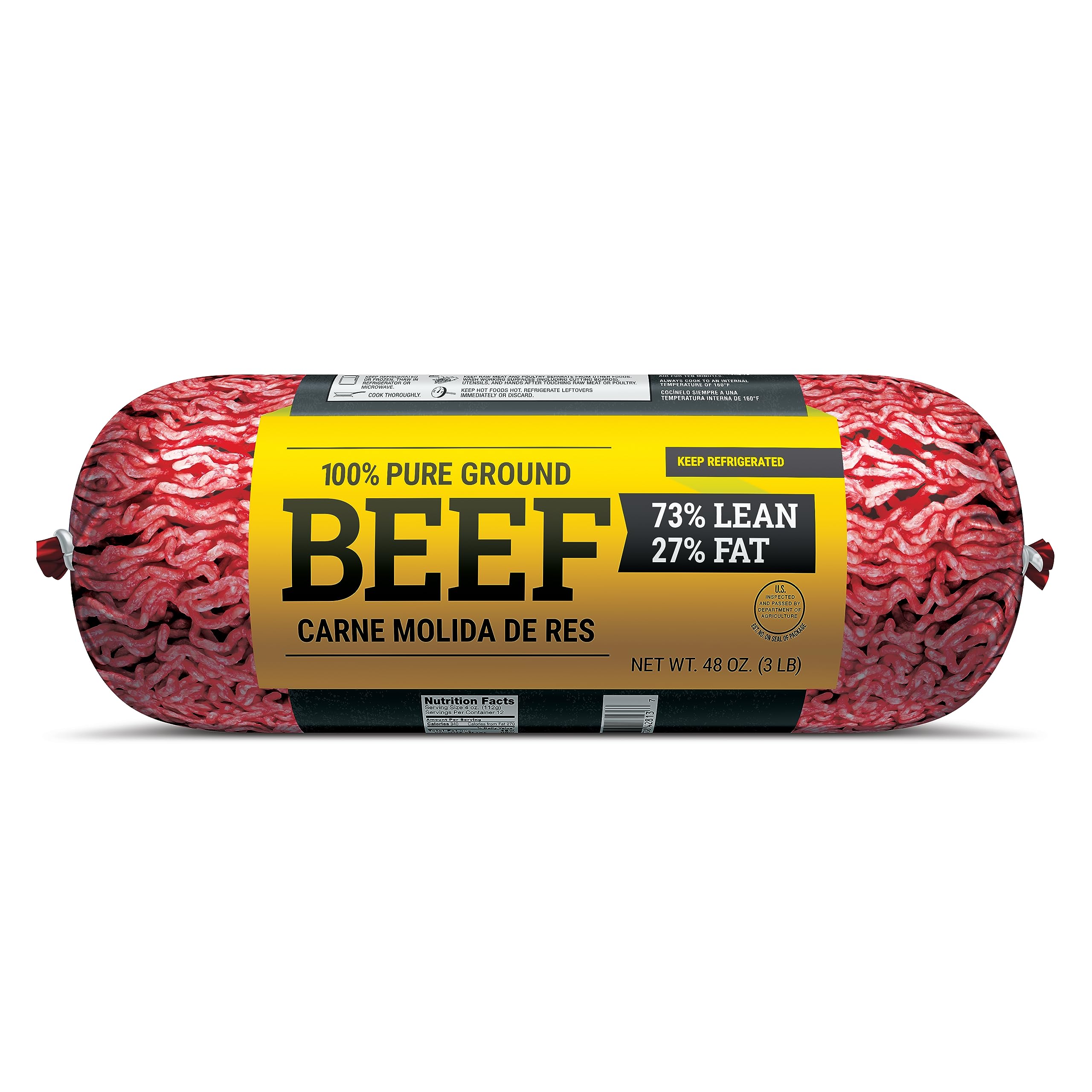 Ground Beef 73 Lean 27 Fat 3 lb — view 2