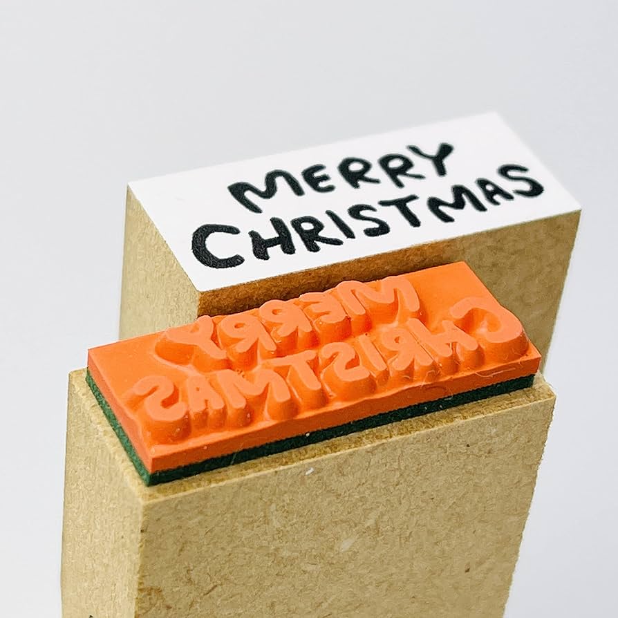 Amazon.co.jp: メリークリスマス＊ラバースタンプ12mmx28mm