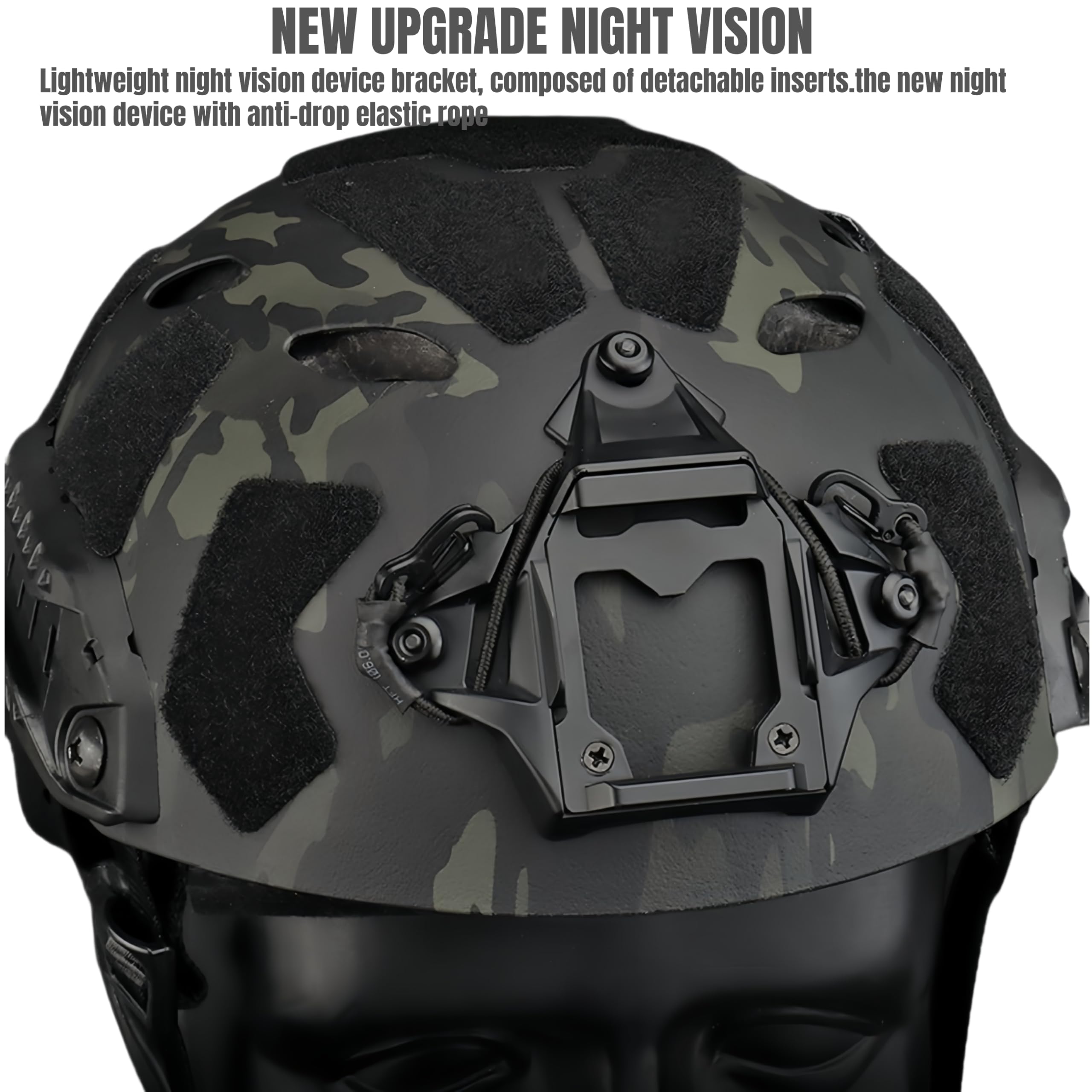 Casco tattico veloce leggero protettivo SF S.uprt casco alto taglio paintball airsoft dispositivo di visione notturna