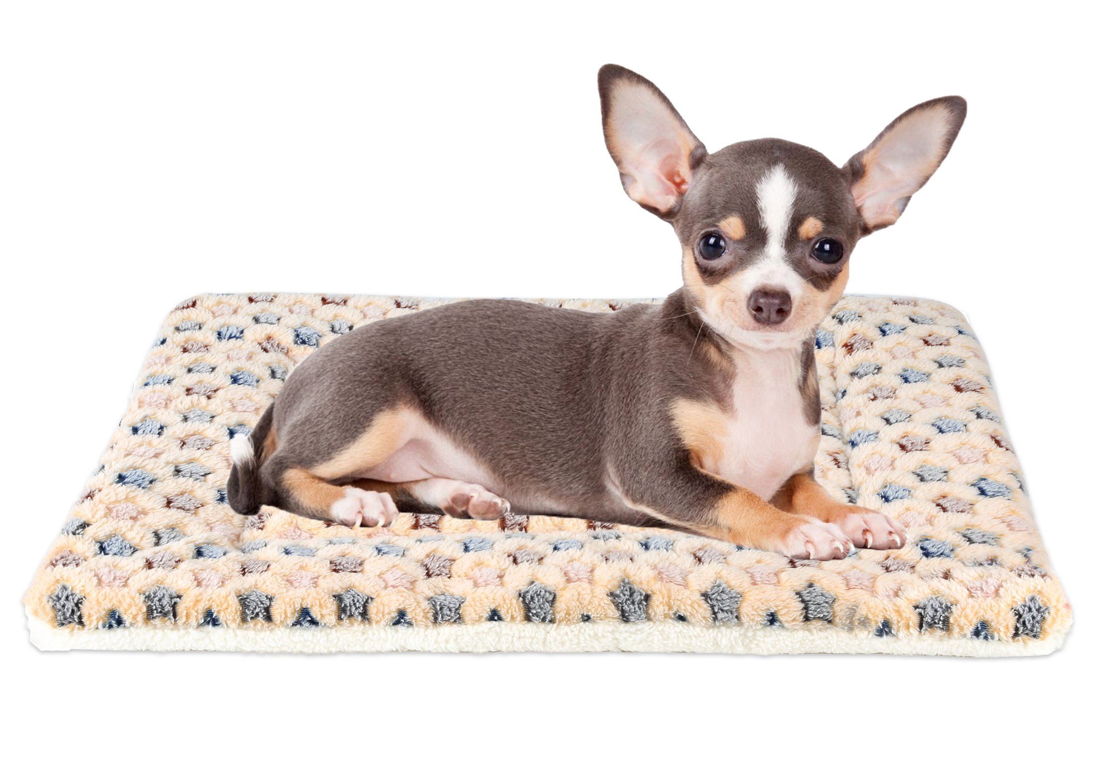 Mora Pets Dog Crate Bed Mattress Cat Bed Blanket Dog Crate Mat 22 inch Cage Pad Ultra Soft Pet Custion Pillow for Kitten Cats Puppy Dogs Small Washable Reversible 53*31 CM