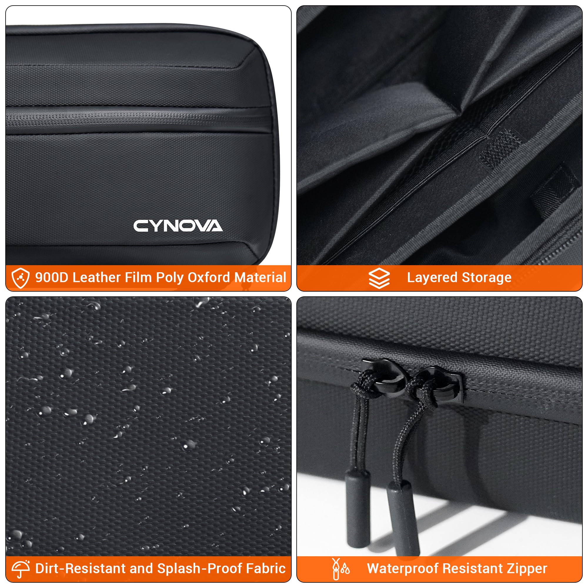 CYNOVA Osmo Action 5 Tragetasche für DJI Action 5 Pro Zubehör, Schwarz Hard Shell Reisetasche für DJI Osmo Action 5 Pro,Kompatibel mit OSMO Action 5/ Action 4/Action 3 Action Camera Zubehör