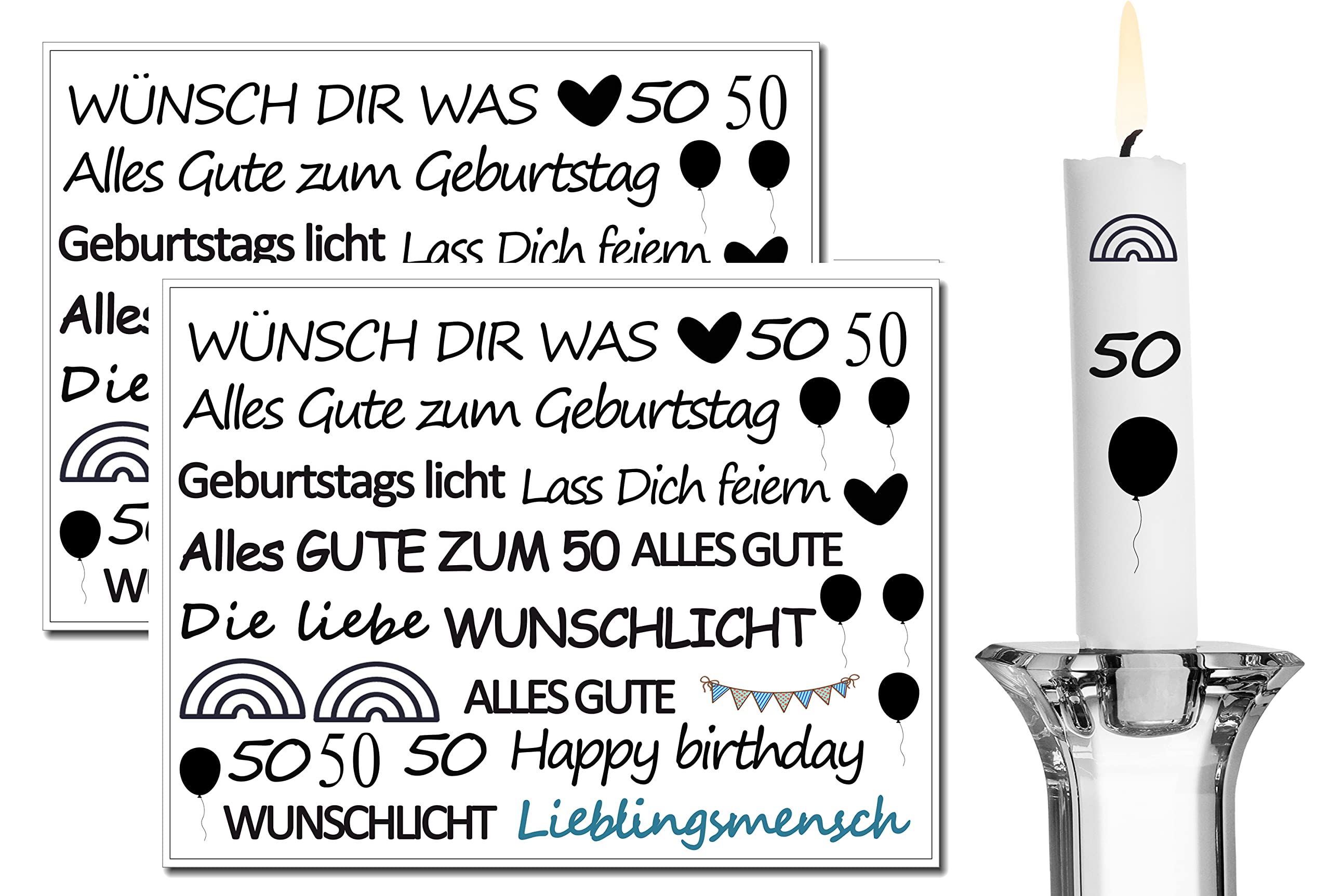 Tatuajes De Velas Con Varios Motivos Película De Tobogán De Agua