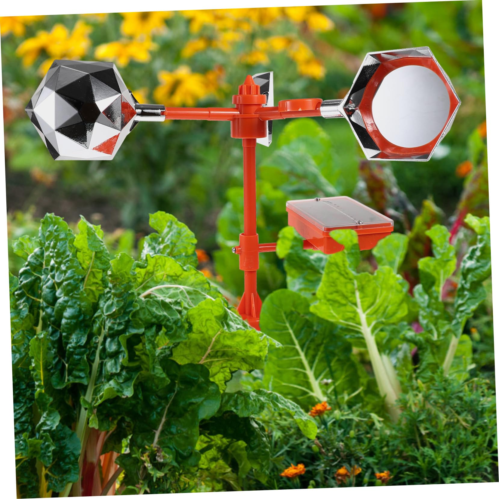 INOOMP per Uccelli Riflettente Dispositivi deterrenti per Uccelli attrezzo Dispositivo per Uccelli con Voce scaccia Uccelli Fornitura Giardino riflessivo Forniture