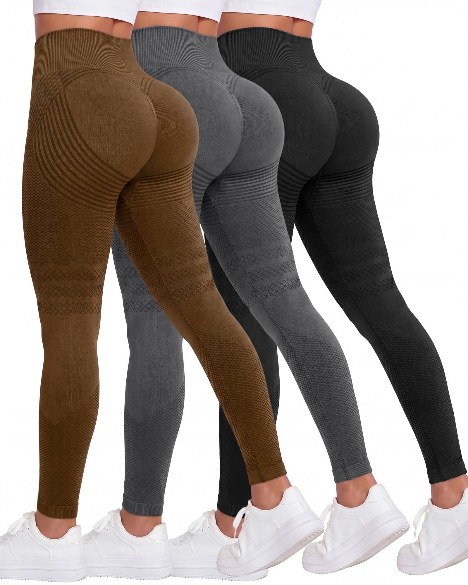 Coume 3 Pack Anti Cellulite Leggings