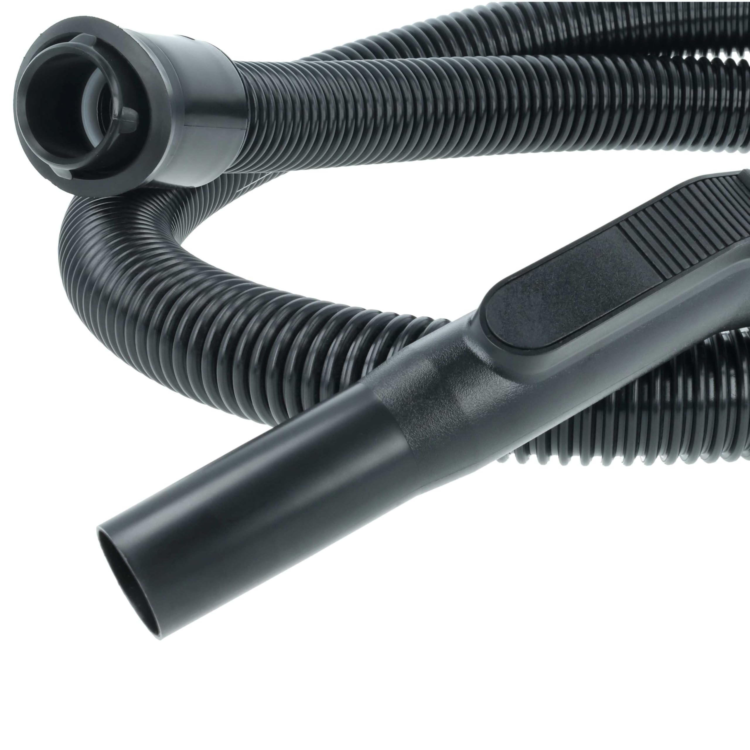 vhbw Tubo flexible compatible con Nilfisk King Key Account Old, Pelican, Special aspiradora con 32 mm conexión, negro con mango