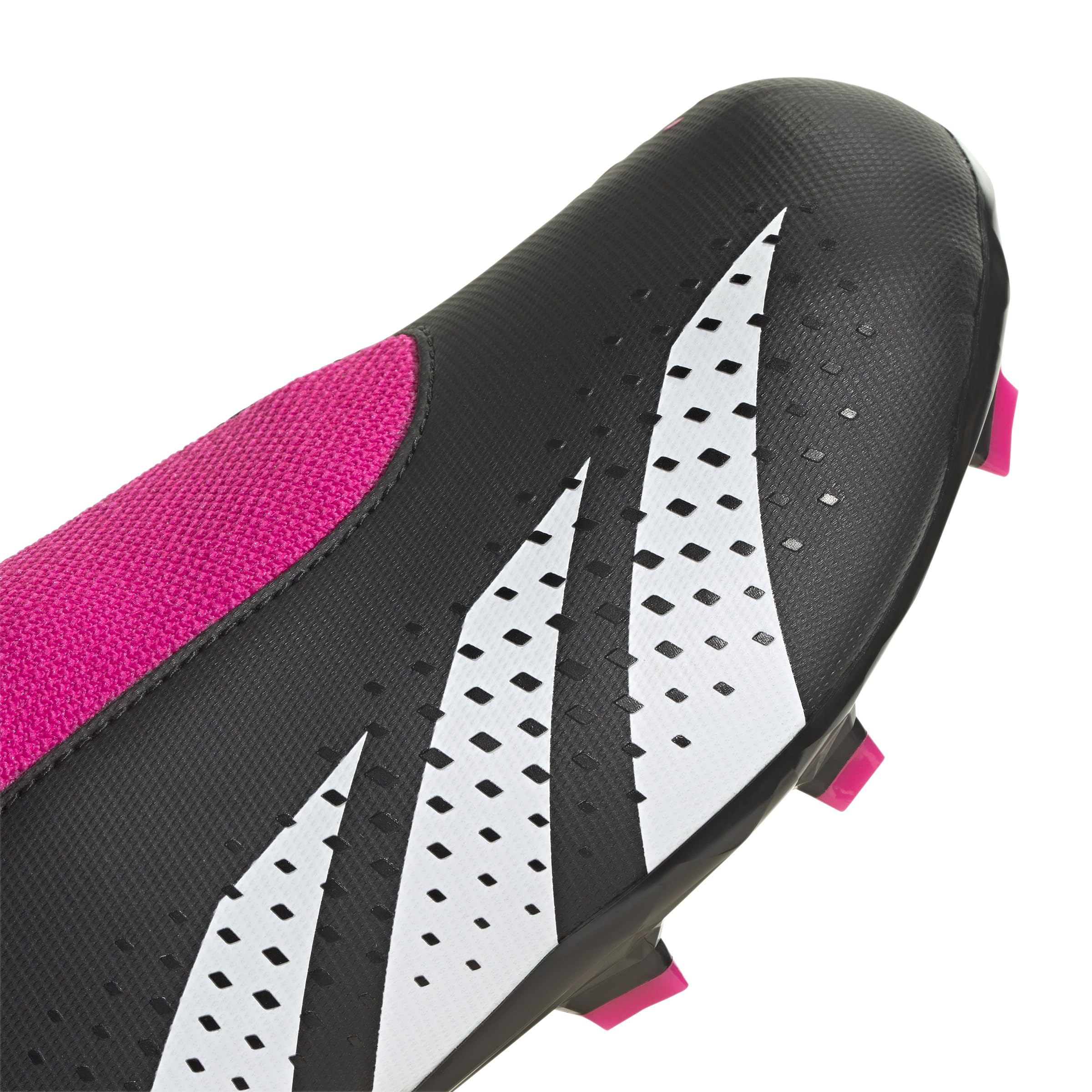 adidas Accuracy.3 Firm Ground Black/White/Team Shock Pink (Laceless) 6