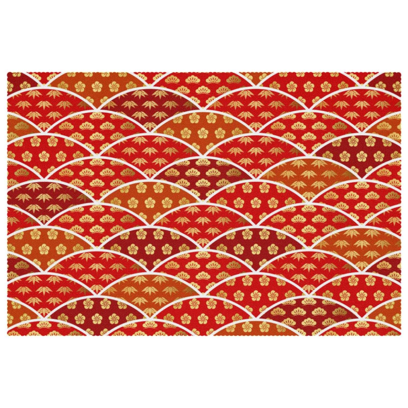 Set de table japonais anti-chaleur et antidérapant pour protéger les tables des rayures