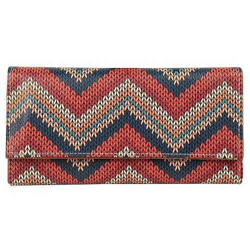 ShopMantra Textile Pattern Design Multicolor Faux Leather Printed Womens Wallet